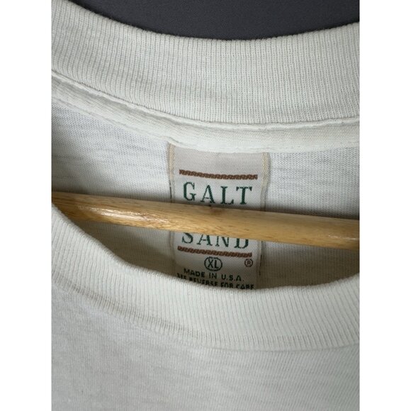 Vintage 90's Saks Fifth Avenue Traditional Sport Rare White Shirt Promo XL Art T - Picture 10 of 12